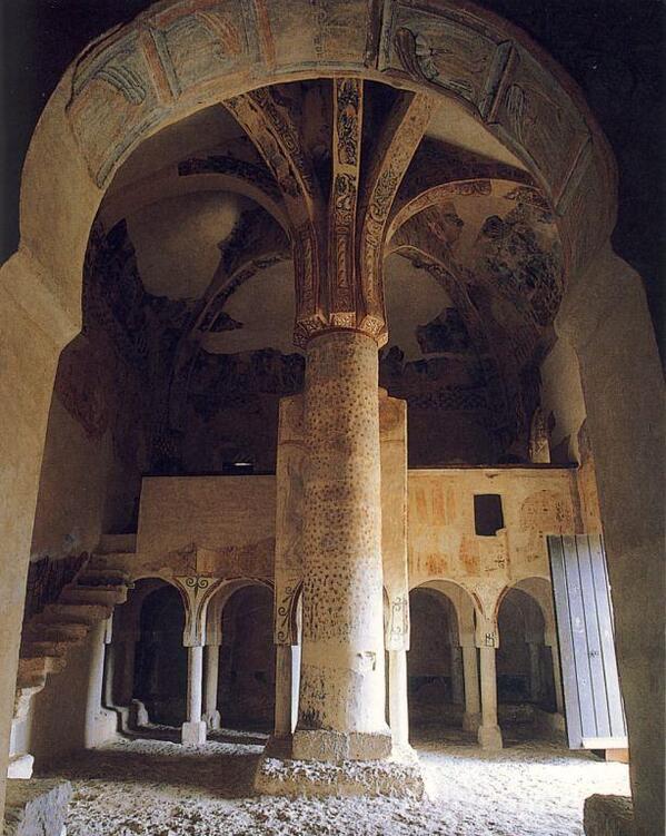 Interior de San Baudelio de Berlanga, siglo XI