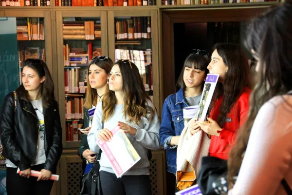 Visita de un grupo de alumnas de Educación de la Universidad de Valladolid