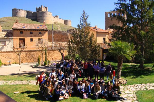 Grupo de alumnos de Educación de la Universidad de Valladolid