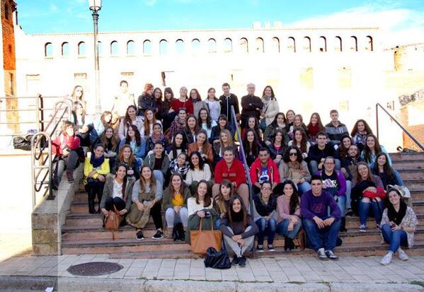Visita alumnos y profesores Educación, Universidad de Burgos