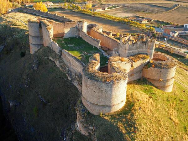 Castillo de Berlanga. Vista aérea.