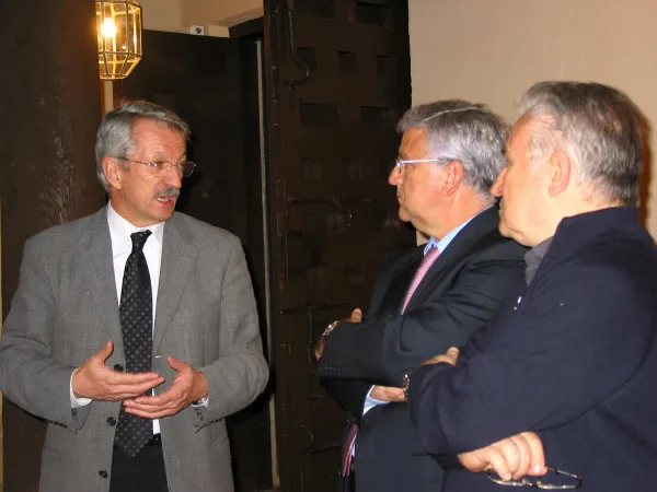 Alejandro Tiana, UNED, y Antonio Basanta, Fundación GSR