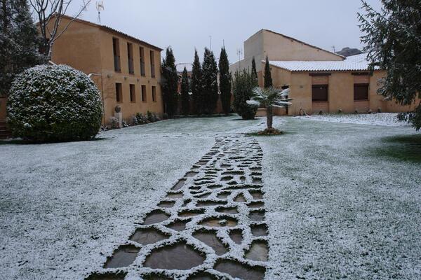 Jardn del Ceince nevado