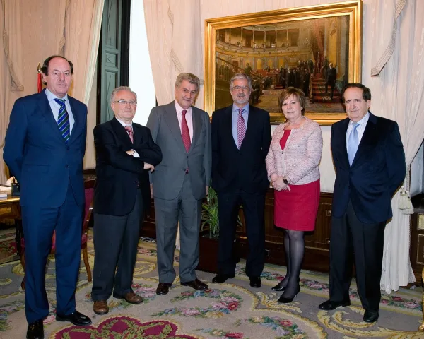 Visita Ceince al Congreso de los Diputados de España