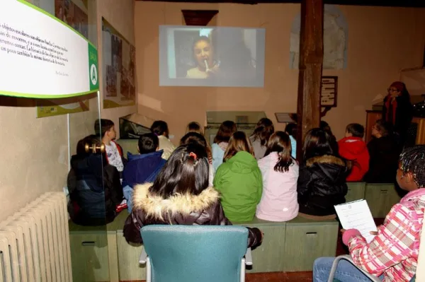 Sala audiovisual del museo pedagógico