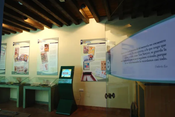 Sala de manualística del museo pedagógico