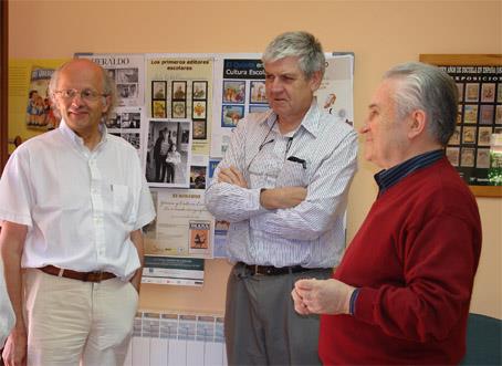 Marc Vervenne, rector Universidad Lovaina, y Marc Depaepe, expresidente ISCHE